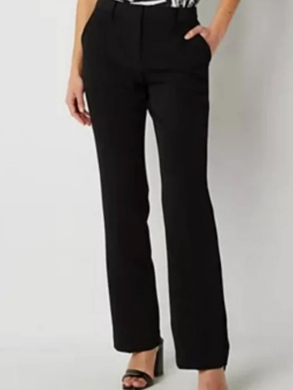 Worthington Black Boot-Cut Pants Size 12